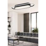 Avize Pazarı Modern Led Avize Plafonyer Üç Renkli Siyah
