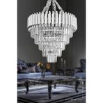 Avizemoda Palmira 55'lik Kristal Taşlı Lüks Avize - (gümüş-yaldız) - Gümüş Yaldız