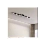 Avizen Lighting Modern Tavan Koridor Aydınlatması Çubuk Led Siyah Beyaz Işık Lineer Avize Armatür 70 Cm