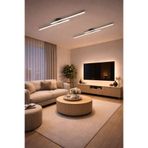 Avizen Lighting Project Modern Led Tavan Aydınlatma Salon Yatak Odası Koridor Avizesi Siyah Beyaz Işık 120 Cm 1 Adet