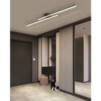 Avizen Lighting Project Modern Tavan Koridor Aydınlatması Çubuk LED Siyah Lineer Avize Armatür - Beyaz Işık - 120 CM