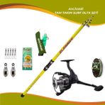 Avlivarı Albastar Elegant 390 CM100-200 gr Olta Kamışı - Avlivari Kube 5000 Metal Olta Makinası Tam Takım Kıyı Hobi Olta Seti