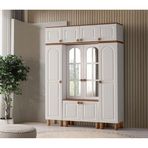 Avm 24 Avm 24 - %100 Mdf - Aytaşı - Bohem Begonya Aynalı Portmanto
