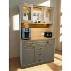 Avm 24 Mikel Masalı Kahve Köşesi %100 Mdf 120*45*200 - Vizon - Meşe - Cappucino