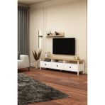 AVM Park Avmpark Remy Tv Ünitesi 180 Sepet-Beyaz Tv-U1 - Beyaz - Sepet Ceviz
