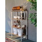 AVM Park Stally 4'lü Modern Mutfak Rafı Suntalam 112x60x30 cm Geniş Depolama ve Şık Tasarım