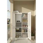 Avmpark West Kombi Dolabı MDF Kapak Erzak Dolabı Raflı Çok Amaçlı Dolap Kiler Dolabı+Bagi Raflı Dolap