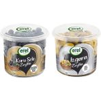 Avni Erel Izgara Yeşil Zeytin ve Kuru Sele Siyah Zeytin 400 gr 2 li Paket