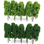 Avocado 20 Adet Ağaç Modeli Tren Demiryolu Wargame Diorama Orman Manzara Düzeni 1: 150 N (Yurt Dışından)