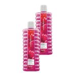 Avon 2x500 ml Raspberry Delight Frambuaz ve Frenk Üzümü Kokulu Banyo Köpüğü
