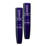 Avon 2x9 ml Blackest Black Exxtravert Ekstra Hacim Veren Maskara