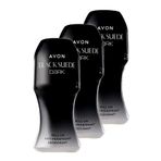 Avon 3x50 ml Black Suede Dark Erkek Roll-On