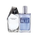Avon 75 ml Blue Individual Ve 100 ml Perceive Erkek Parfüm