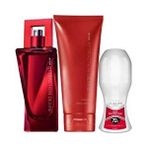 Avon Attraction Desire Kadın Parfüm, 150 ml Vücut Losyonu ve Onduty Max Protection Kadın Rollon Paketi
