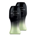 Avon Black Suede 2x50 ml Erkek Roll-On Deodorant