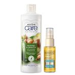 Avon Care Avokado Badem Şampuan Saç Kremi ve Argan Yağı Saç Serumu Paketi