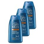 Avon Care Men Essentials 3 ü 1 Arada Şampuan,Bakım Kremi ve Duş Jeli 3*200 ml