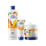 Avon Care Tropical Fruits Vücut Losyonu 400 ML + El Kremi 75 ML + El ve Vücut Kremi 400 ML
