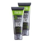 Avon Clearskin 2x75 ml Pore Shine Kömür Maske