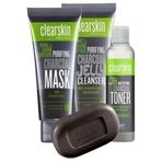 Avon Clearskin Kömür Özlü Tonik, Maske, Sabun ve Jel Temizleyici Paketi