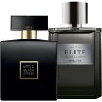 Avon Elite Gentleman In Black Erkek Parfüm ve Little Black Dress Kadın Parfüm Hediyelik Set 125 ml EDT