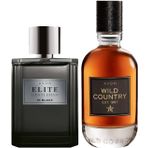 Avon Elite Gentleman in Black ve Wild Country Erkek Parfüm Seti