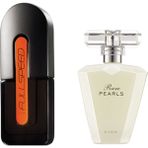Avon Full Speed EDT 75 ml Erkek Parfüm + Rare Pearls EDP 50 ml Kadın Parfüm Set