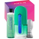 Avon Full Speed Electric Erkek Parfüm Şampuan ve Quantum Rollon Hediye Paketi