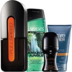 Avon Full Speed Erkek Parfüm Rollon Tıraş Jeli ve Saç Vücut Şampuan Seti