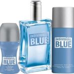 Avon Individual Blue Erkek Parfum Deodorant Rollon Uclu Set