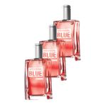 AVON Individual Blue Strong Erkek Parfüm Edt 100 Ml. Üçlü Paket
