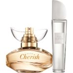 Avon Kadın Parfüm Seti - Pur Blanca ve Cherish, Çiçeksi ve Meyveli Aromalar, 2×50 ml, Özel Hediye Paketi