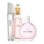 Avon Kadınlar İçin Pur Blanca EDT 50ML - CELEBRE EDT 50ML - WISH Of Love EDT 50ML Parfüm Hediye Seti - 50 ml