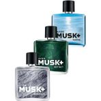 Avon Musk Erkek Parfüm Seti 75 ml Akdeniz Esintisi Kokusuyla Şeffaf Deodorant