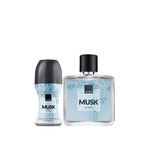 AVON Musk Exhale Erkek Parfüm ve Rollon Paketi
