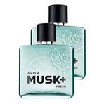 Avon Musk Fresh 2x75 ml EDT Erkek Parfüm