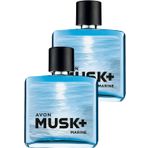 Avon Musk Marine EDT 2x75 ml Erkek Parfümü