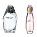 Avon Perceive 100 ml EDT Erkek Parfüm + Celebre 50 ml EDT Kadın Parfüm Seti