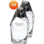 Avon Perceive Erkek Edt Parfüm 100 Ml Odunsu Koku İkili Set