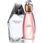 Avon Perceive Erkek Parfüm 100 ml ve Celebre Kadın Parfüm 50 ml Meyveli Koku Seti
