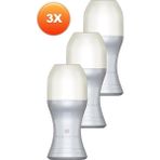 Avon Perceive Kadınlar için Tropikal Çiçek ve Meyve Aromalı Roll-On Deodorant - 3×50 ml, Gün Boyu Terlemeye Karşı Etkili Koruma