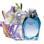 Avon Perceive Soul Kadın 50 ml + Perceive Soul 100 ml Erkek Parfümü
