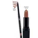 AVON True Perfectly Mat Ruj - Marvelous Mocha Ve dudak Kalemi - Ultra Glimmerstick Simply Spice