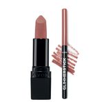 Avon Ultra Mat Nude Suede Ruj + Glimmerstick Blushed Nude Dudak Kalemi