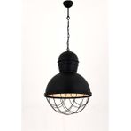 Avonni 4106 Siyah Boyalı Daire Avize
