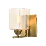 Avonni AP-1374-1E Eskitme Kaplama Aplik E14 Metal Cam H: 15 cm, WxD: 13x16 cm