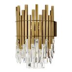 Avonni AP-1767-1E Eskitme Kaplama Aplik E14 Metal Kristal H: 40 cm, WxD: 25x14 cm