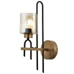 Avonni Ap-1834-1e Eskitme Kaplama Aplik E27 Metal Cam 12x24 Cm