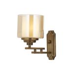 Avonni AP-1910-1E Eskitme Kaplama Aplik E27 Metal Cam H: 23 cm, WxD: 25x15 cm