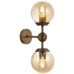 Avonni AP-62076-02 Eskitme Kaplama Aplik E27 Metal H: 45 cm, WxD: 15x25 cm